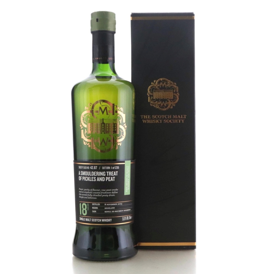 Image for Ledaig 2005 SMWS 18 Year Old 42.87 - A Smouldering Treat of Pickles and Peat