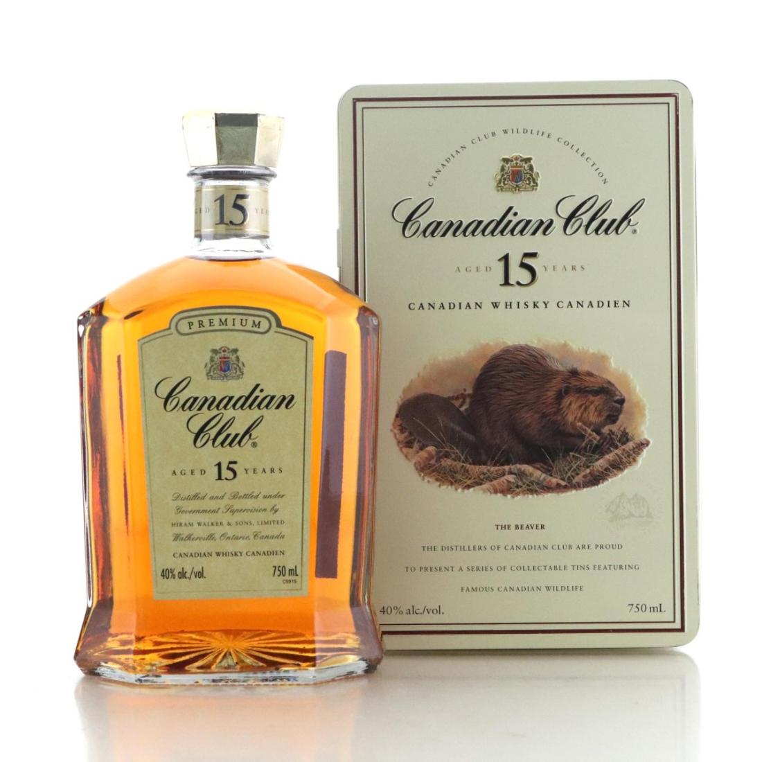 Canadian Club 15 Year Old Canadian Whisky The Beaver