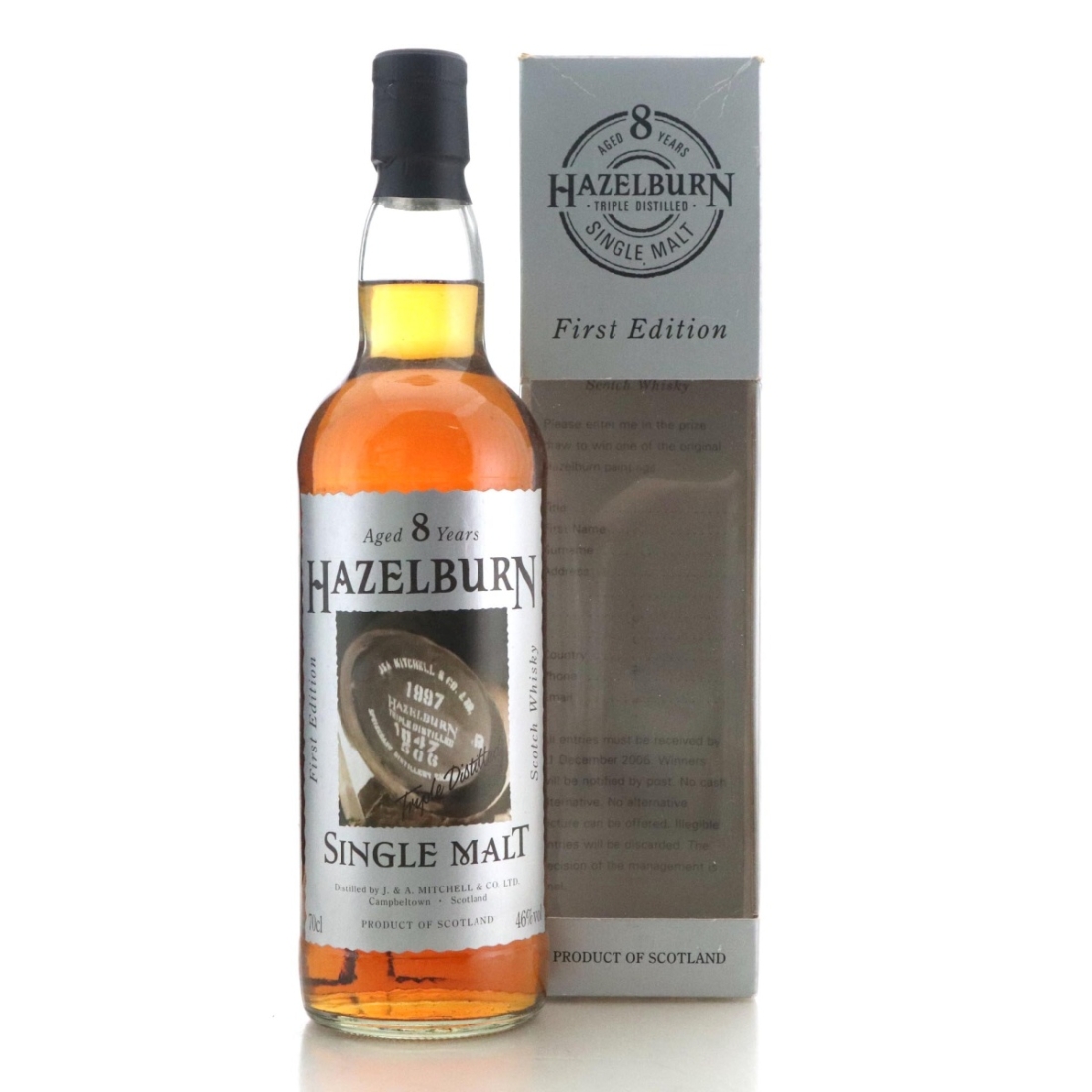 Image for Hazelburn 8 Year Old First Edition 'The Casks'