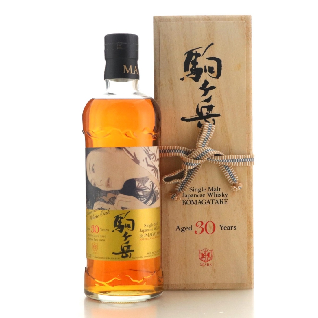 Image for Komagatake 1986 American White Oak Cask 30 Year Old