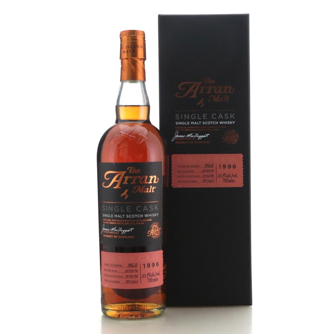 Image for Arran 1996 Single Cask Sherry Cask