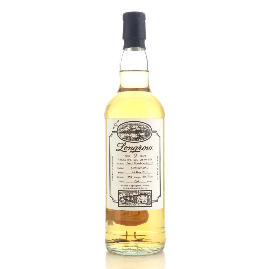 Image for Longrow 2002 Fresh Bourbon Barrel 9 Year Old / Campbeltown Malts Festival 2012