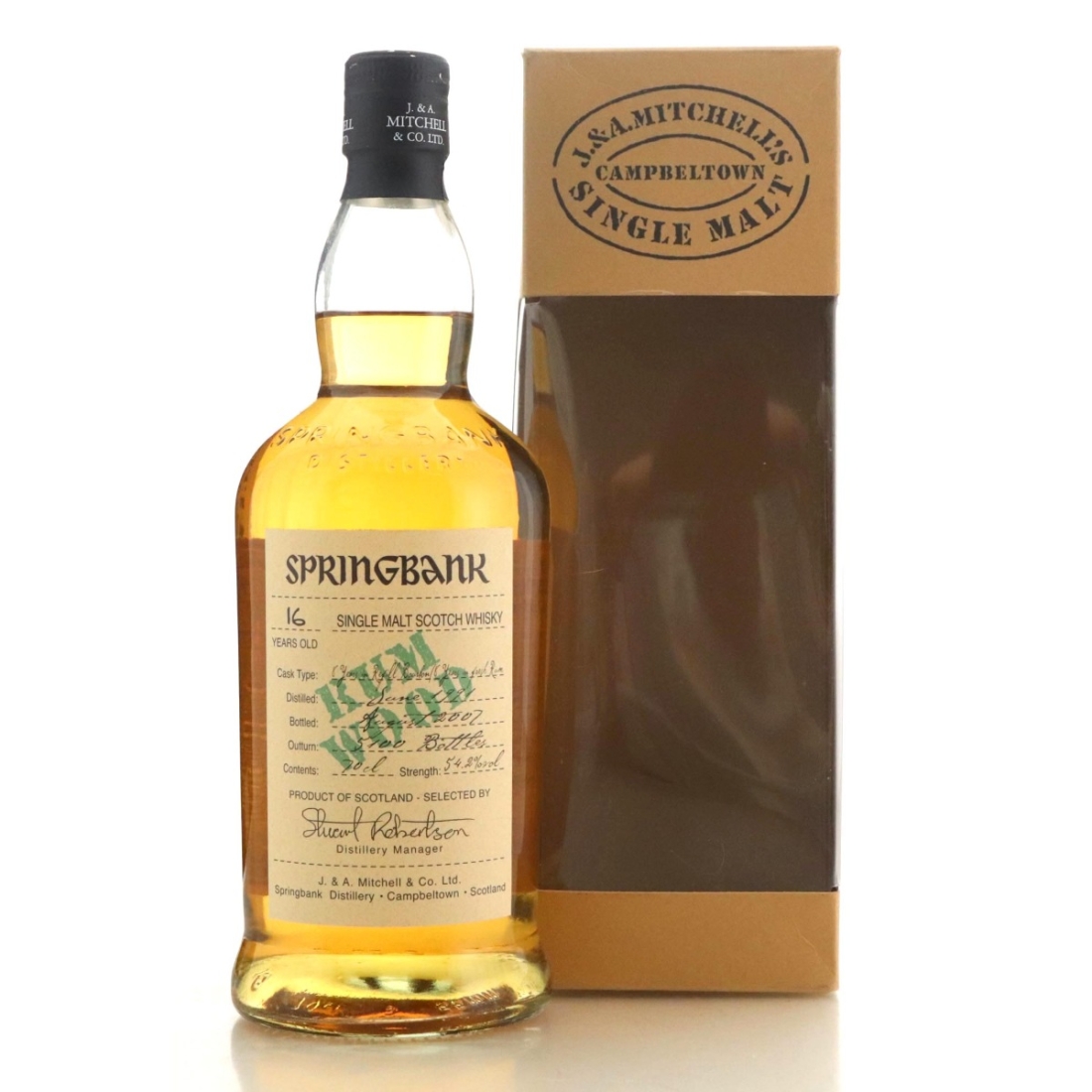 Image for Springbank 1991 16 Year Old Rum Wood