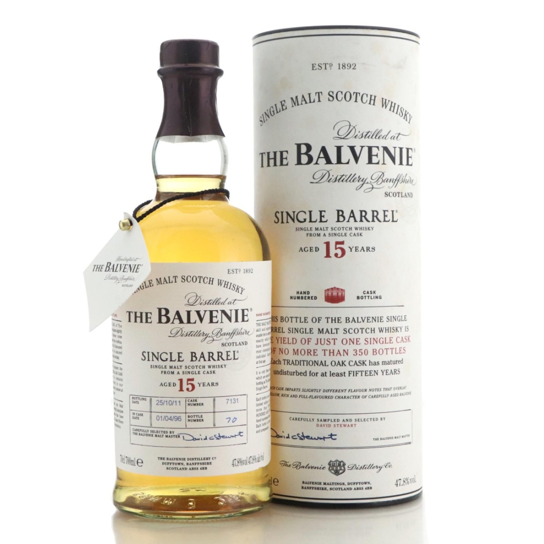 Image for Balvenie 1996 Single Barrel 15 Year Old