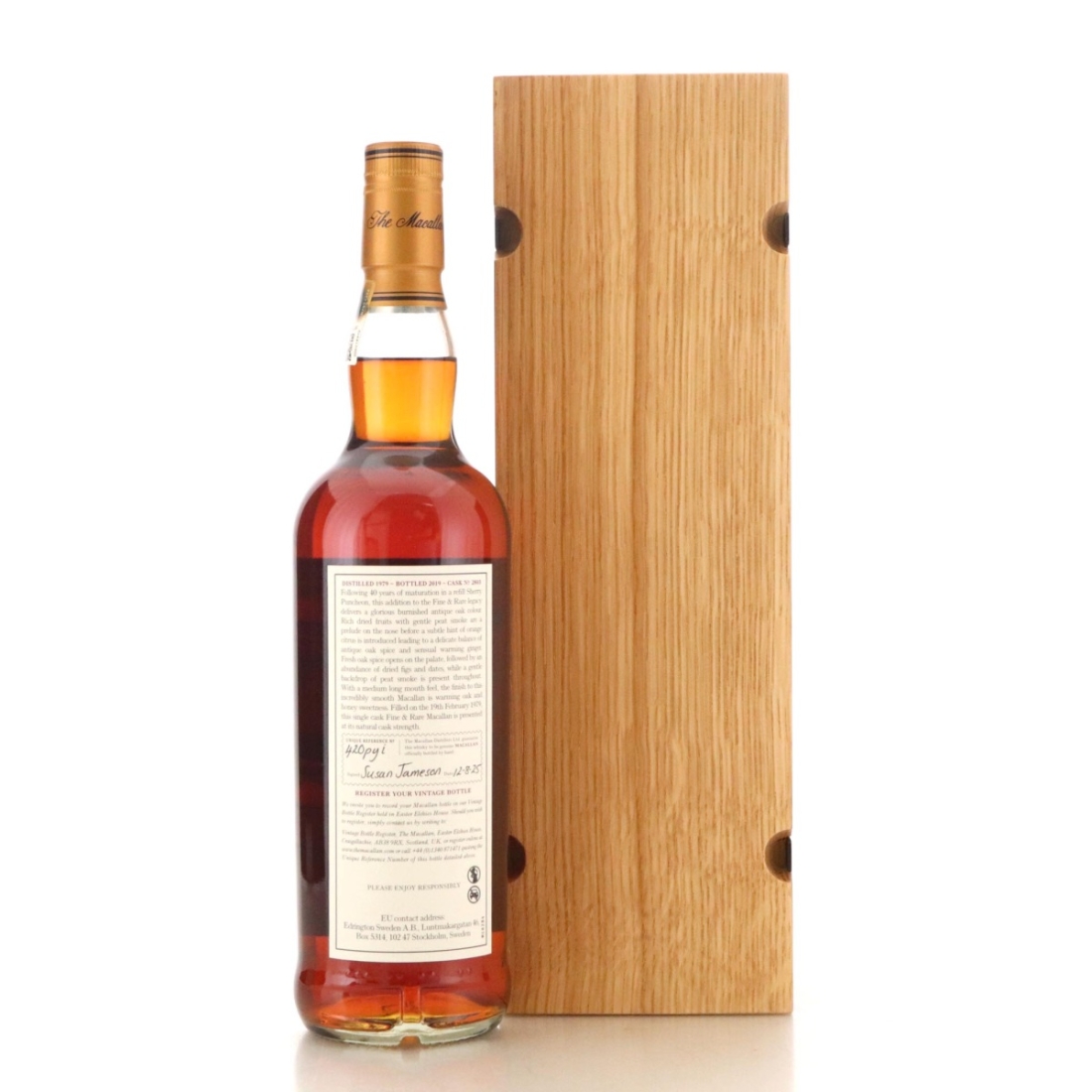 Image for Macallan 1979 Fine & Rare 40 Year Old