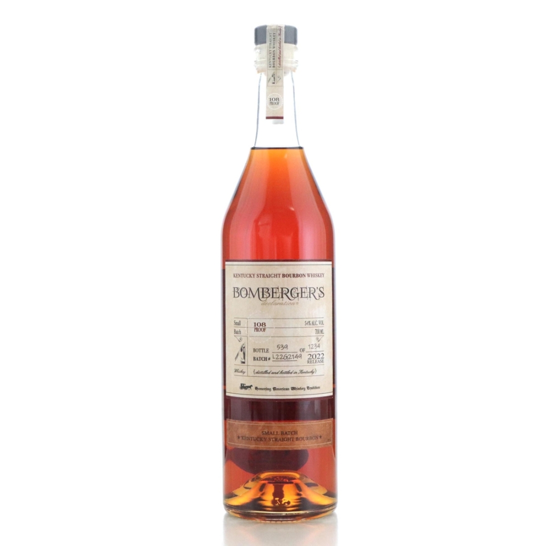 Image for Bomberger's Declaration Kentucky Straight Bourbon Batch #L22G2149
