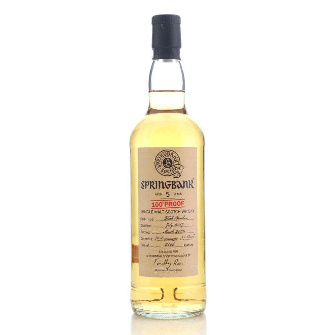 Image for Springbank 2017 Springbank Society 5 Year Old - 100 Proof