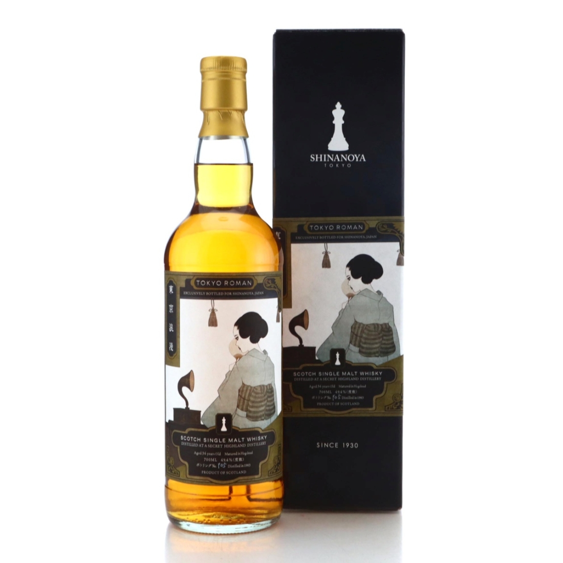 Image for Highland Single Malt 1983 Tokyo Roman 36 Year Old