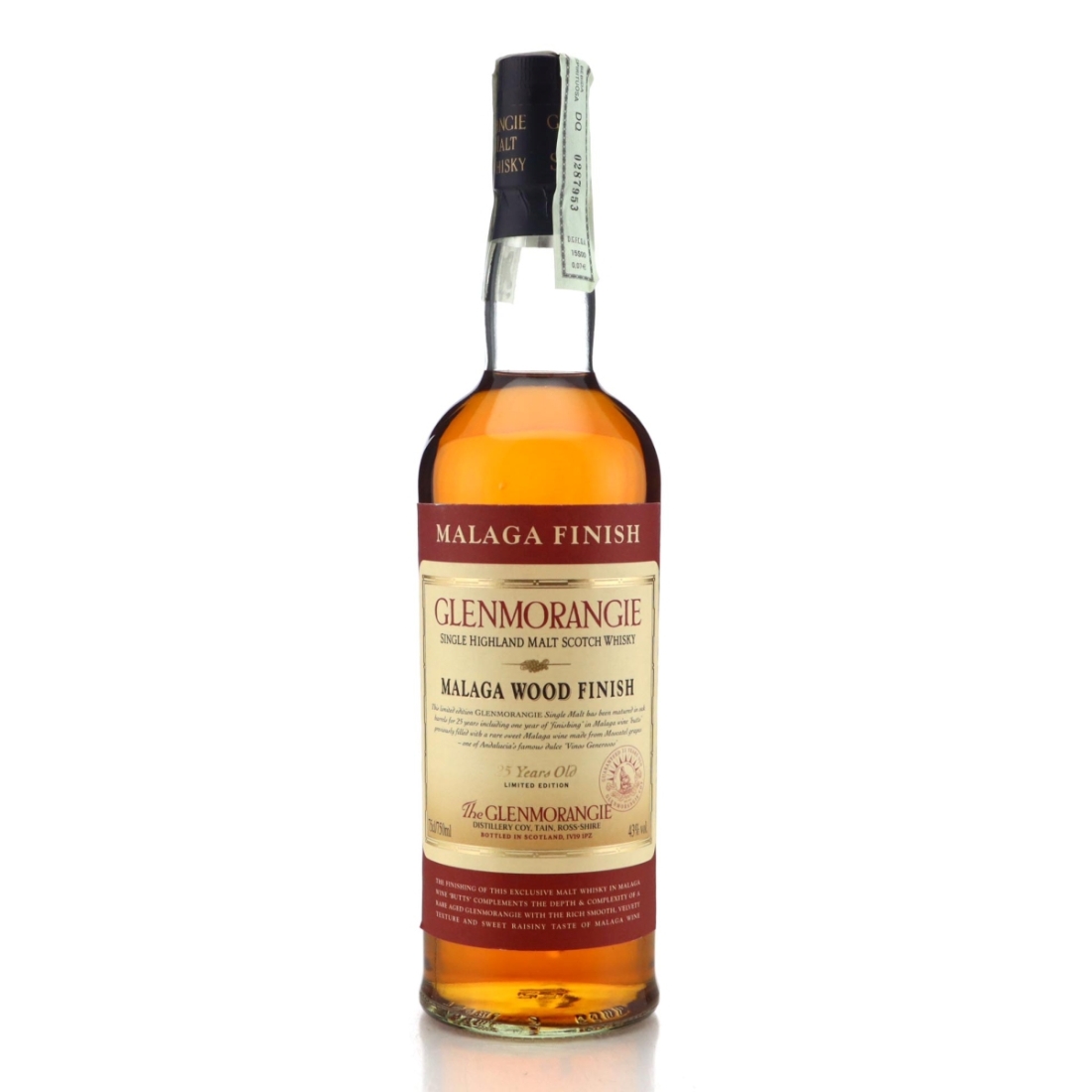 Image for Glenmorangie Malaga Wood Finish 25 Year Old