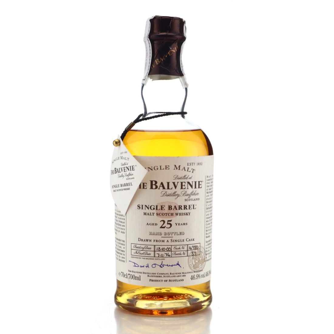Image for Balvenie 1974 Single Barrel 25 Year Old