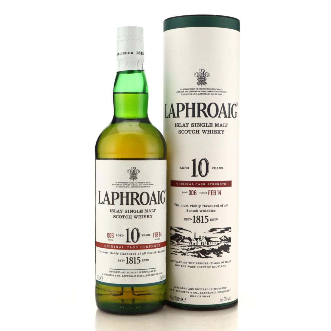 Laphroaig 10 Year Old Cask Strength Batch 006