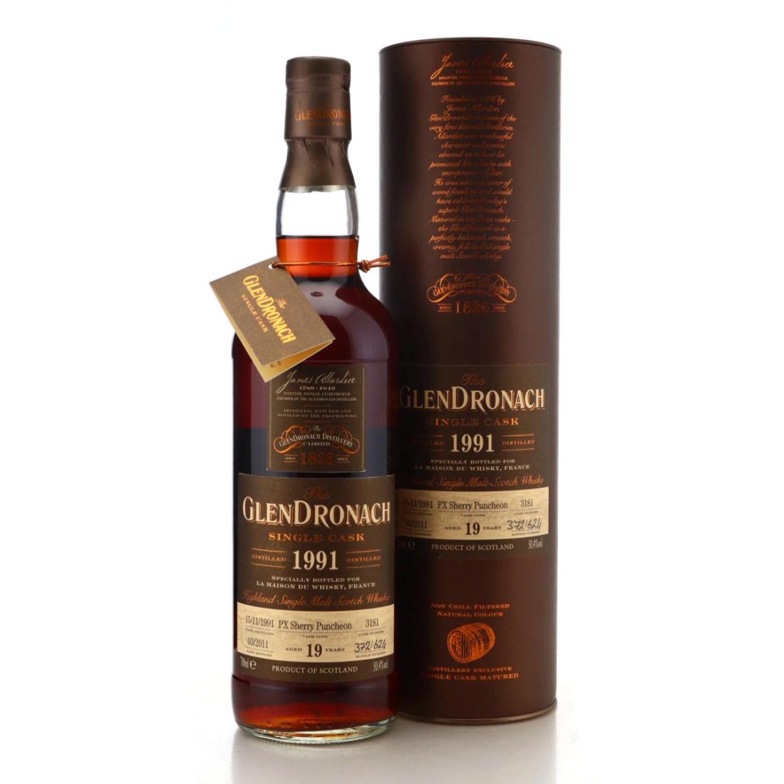 Glendronach 1991 Single Cask 19 Year Old
