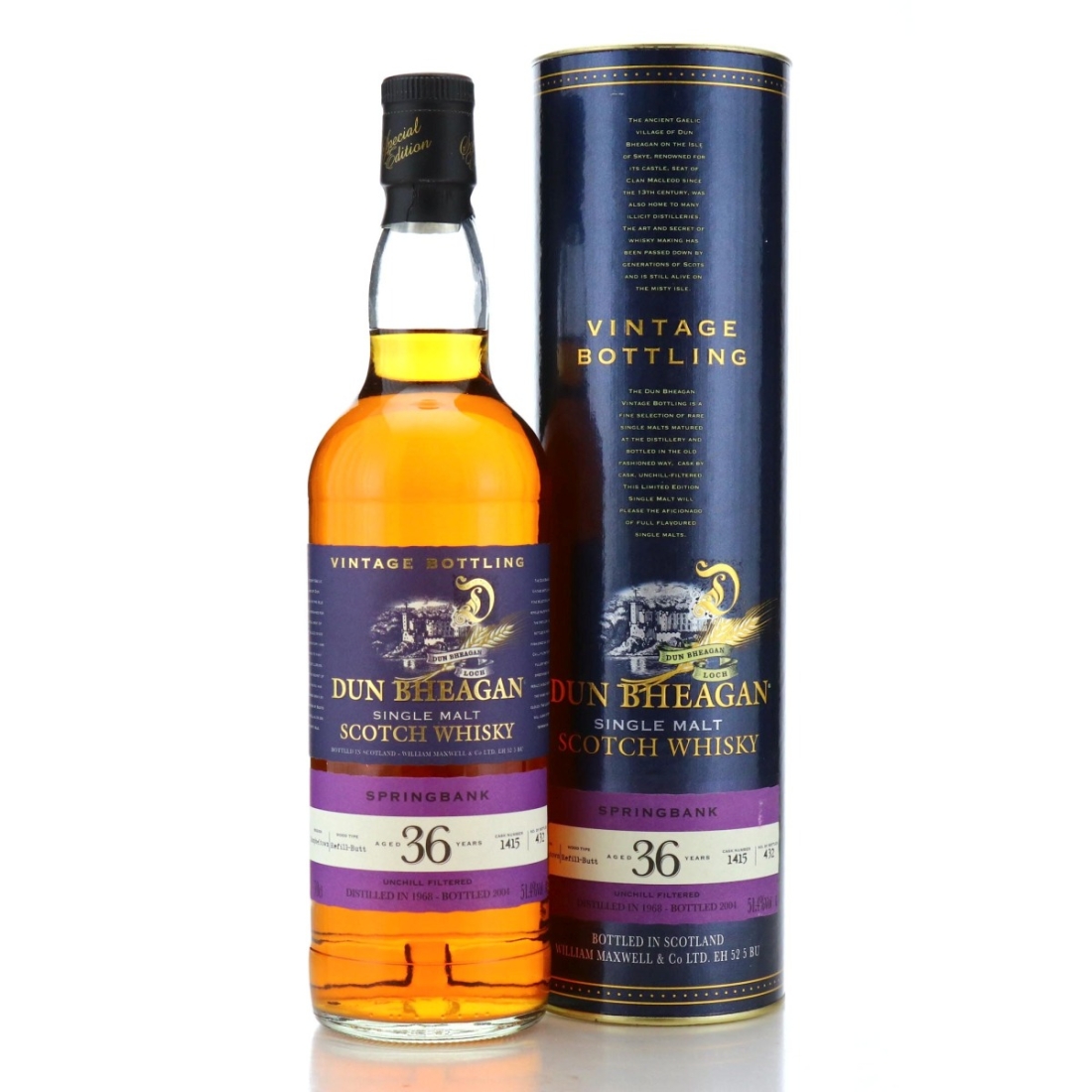 Image for Springbank 1968 Dun Bheagan 36 Year Old