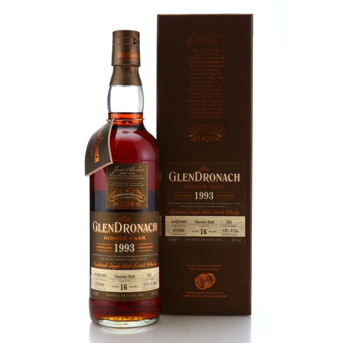 Image for Glendronach 1993 Single Cask 16 Year Old