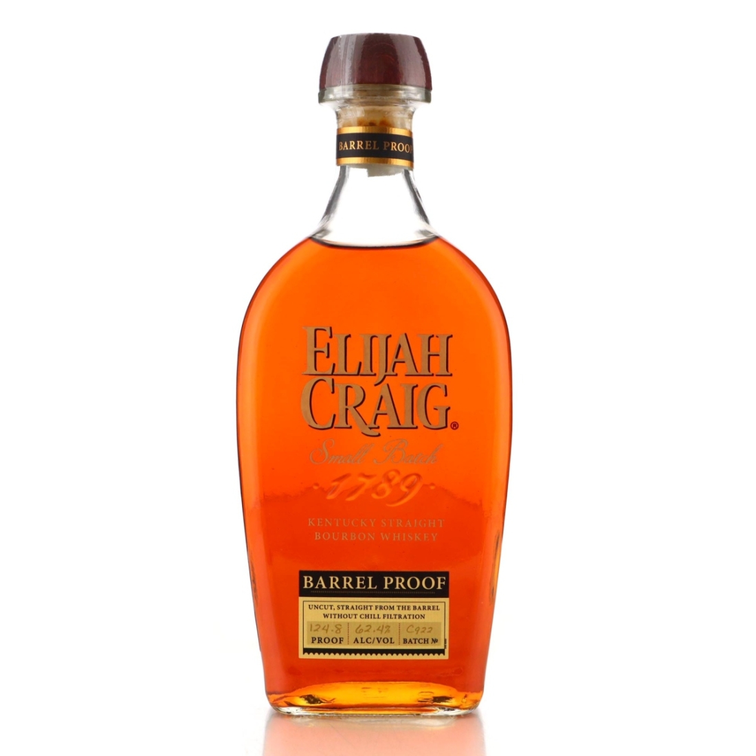 Image for Elijah Craig Barrel Proof Bourbon Batch No. C922