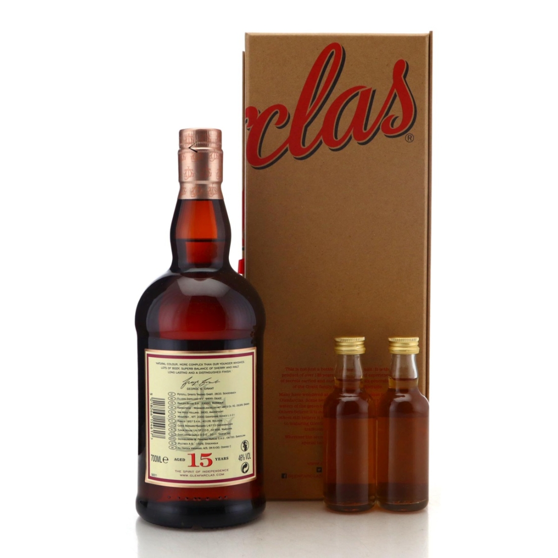 Image for Glenfarclas 15 Year Old with 105 & 25 Year Old Miniatures
