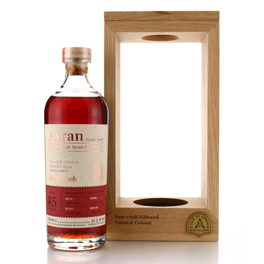 Image for Arran 1996 Single Cask 25 Year Old