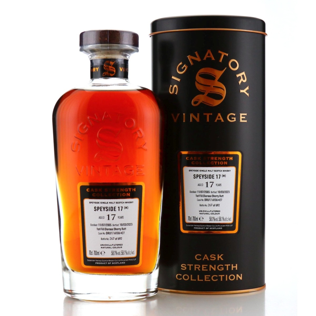 Image for Macallan 'Speyside 17' 2005 Cask Strength Collection 17 Year Old 