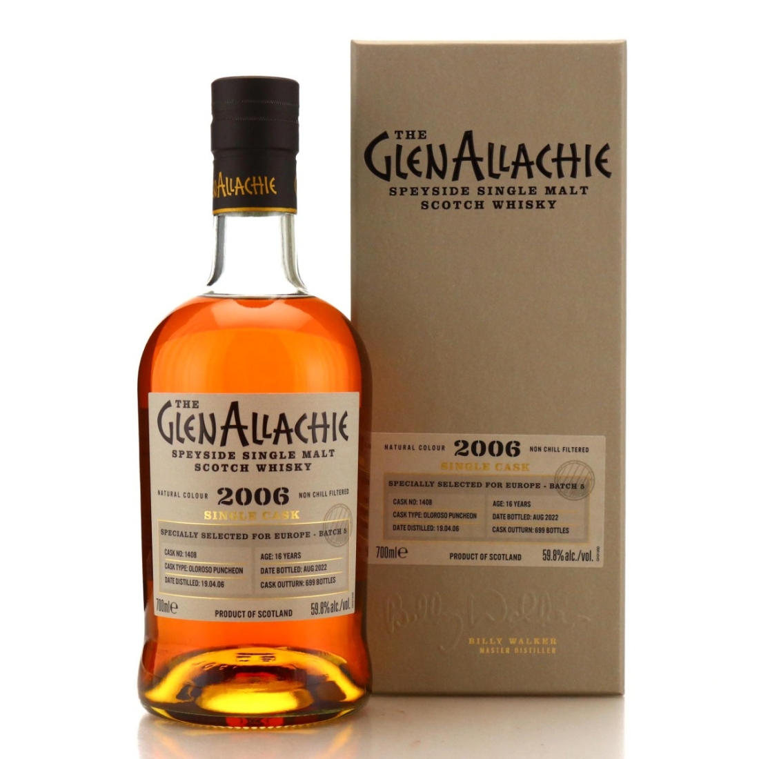 Image for Glenallachie 2006 Single Cask 16 Year Old