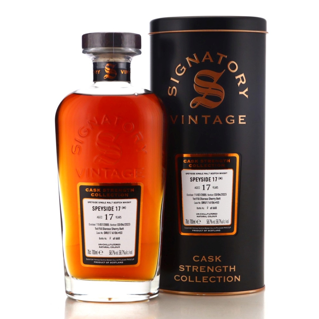 Image for Macallan 'Speyside 17' 2005 Cask Strength Collection 17 Year Old 