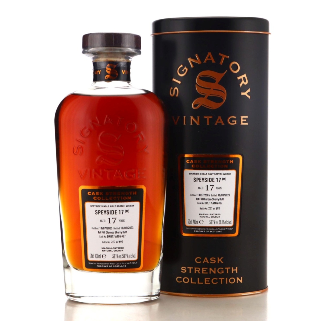 Image for Macallan 'Speyside 17' 2005 Cask Strength Collection 17 Year Old 