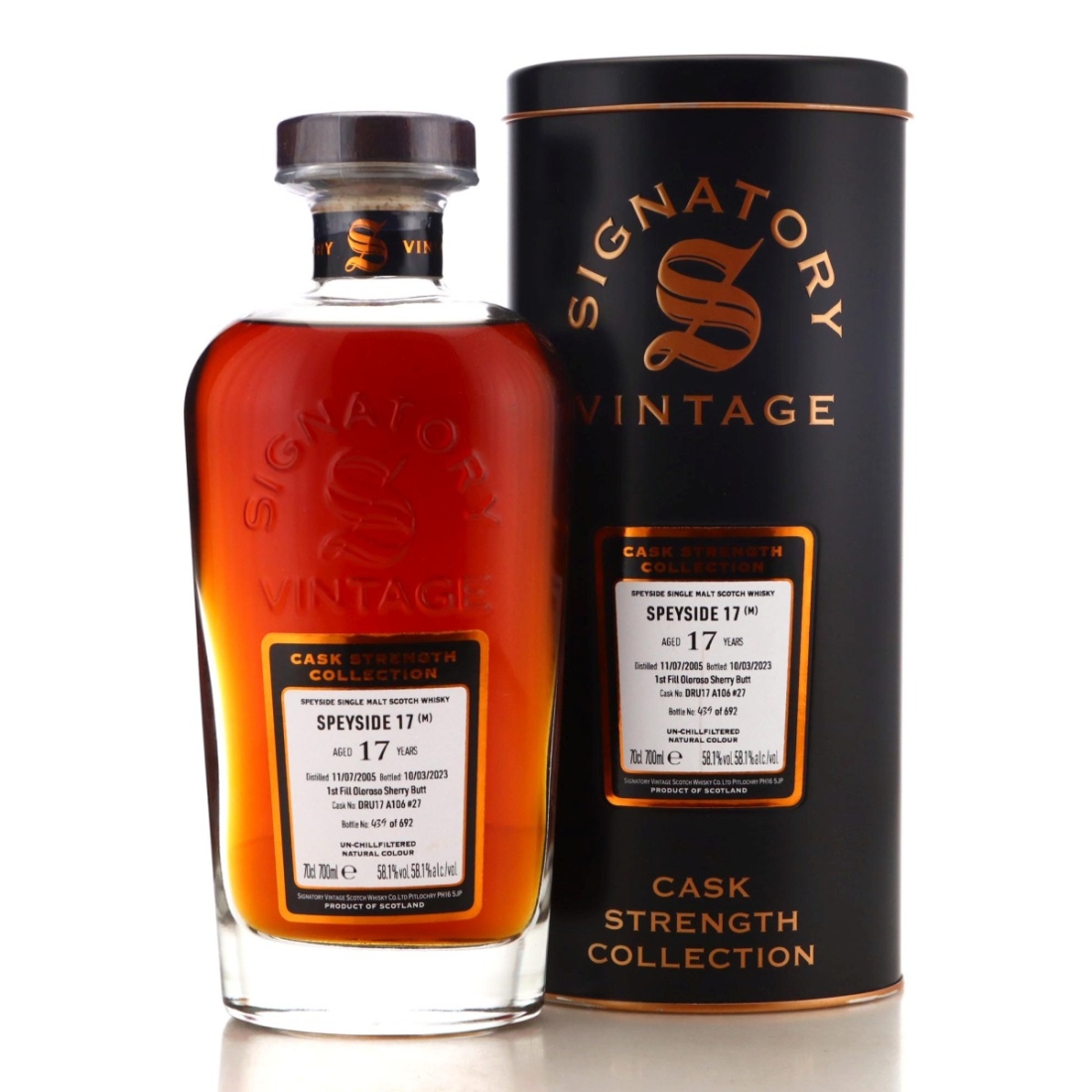 Image for Macallan 'Speyside 17' 2005 Cask Strength Collection 17 Year Old 