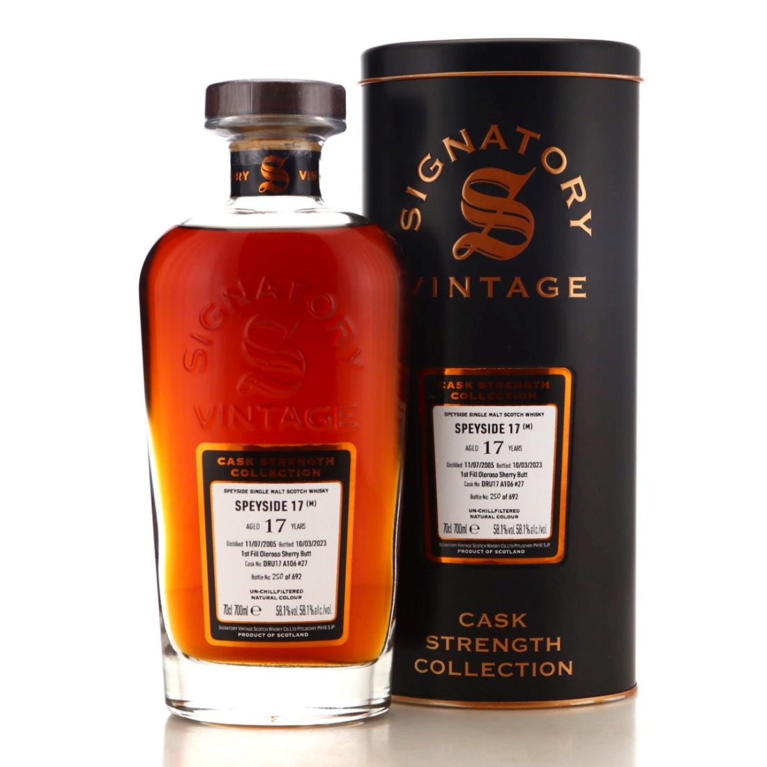 Image for Macallan 'Speyside 17' 2005 Cask Strength Collection 17 Year Old 