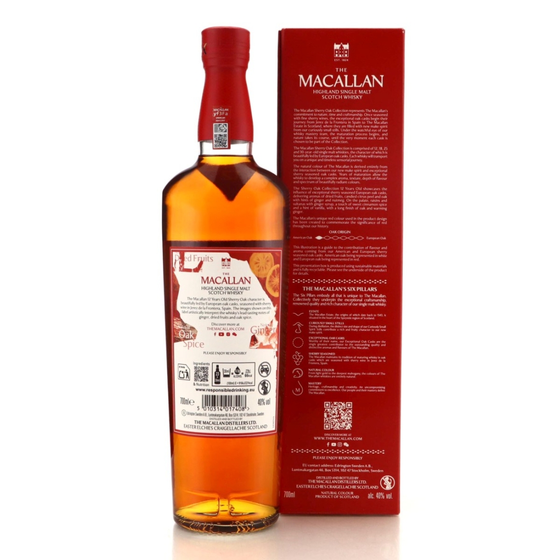 Image for Macallan 12 Year Old Sherry Oak Cask