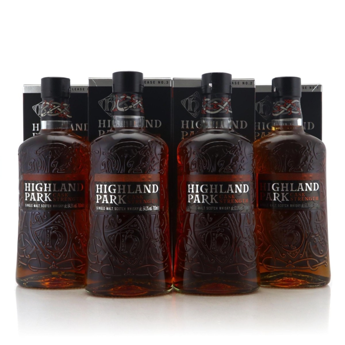 Image for Highland Park Cask Strength Releases No.1 - No.4
