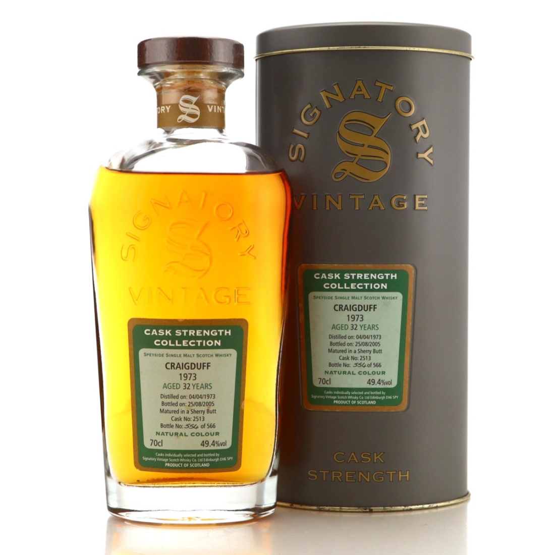 Image for Craigduff 1973 Cask Strength Collection 32 Year Old