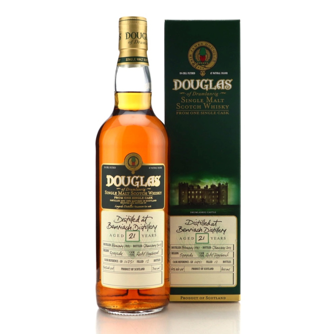 Image for Benriach 1990 Douglas Of Drumlanrig 21 Year Old