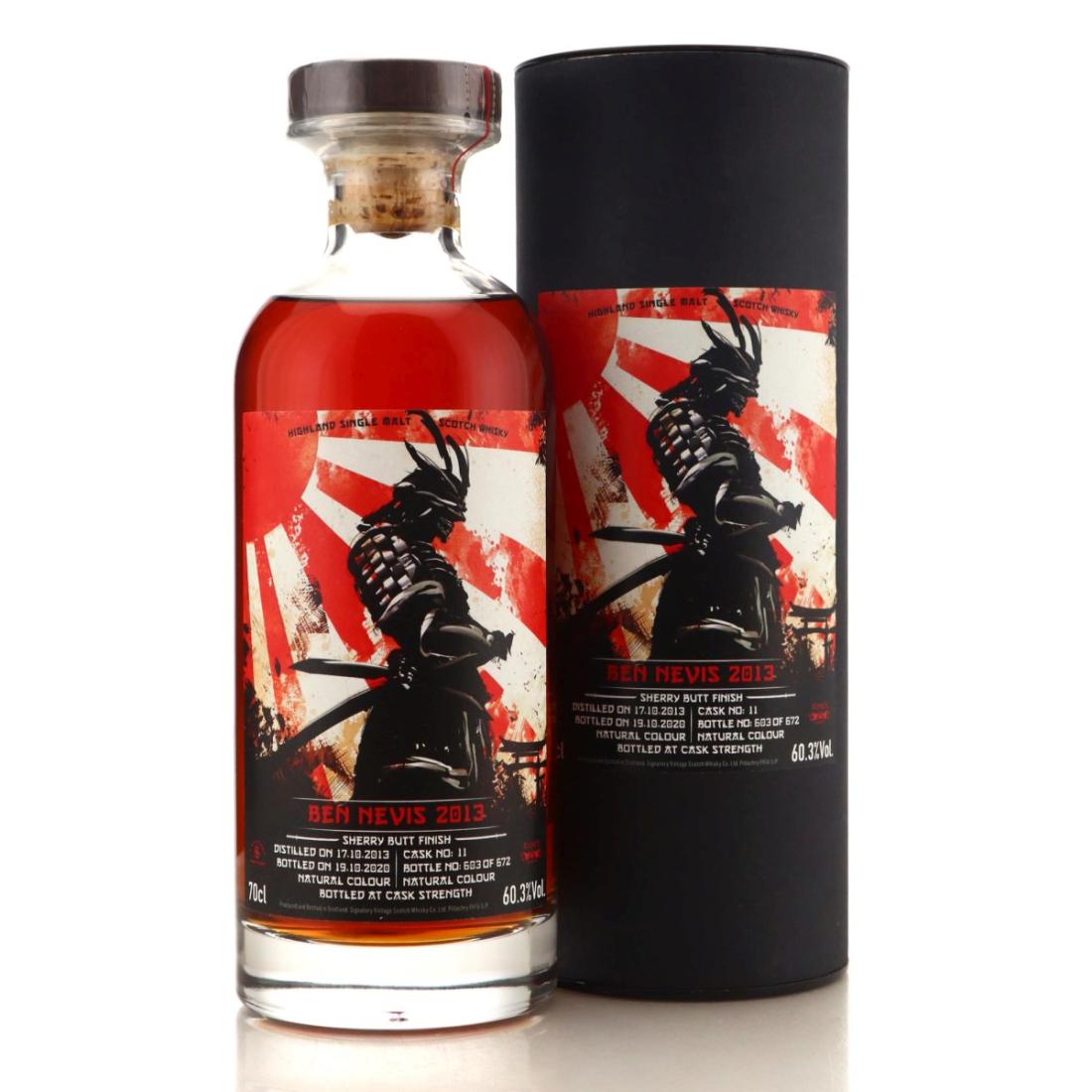 Ben Nevis 2013 Samurai Series Single Cask 11 Signatory For Kirsch Whisky
