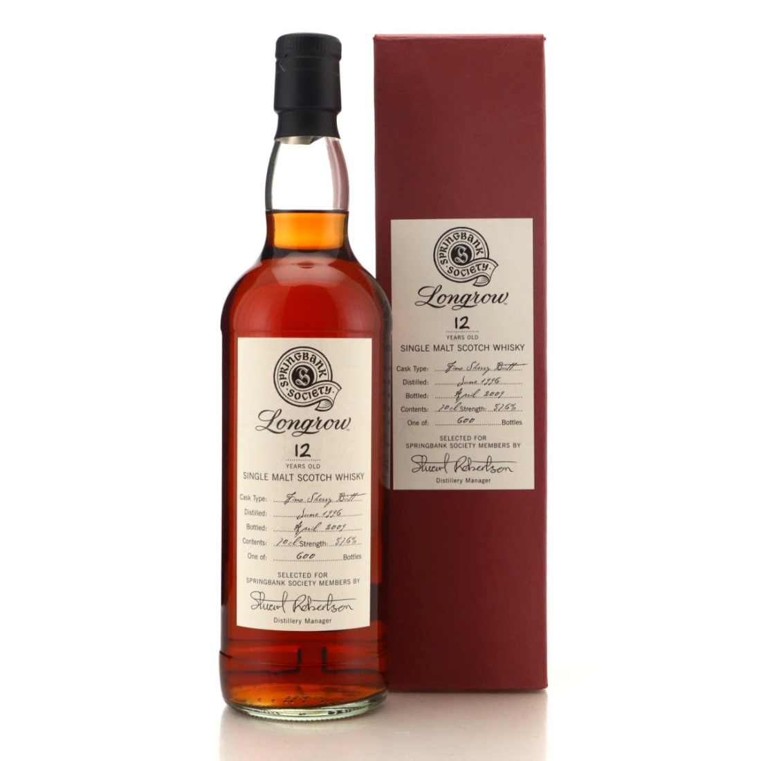 Image for Longrow 1996 Springbank Society 12 Year Old