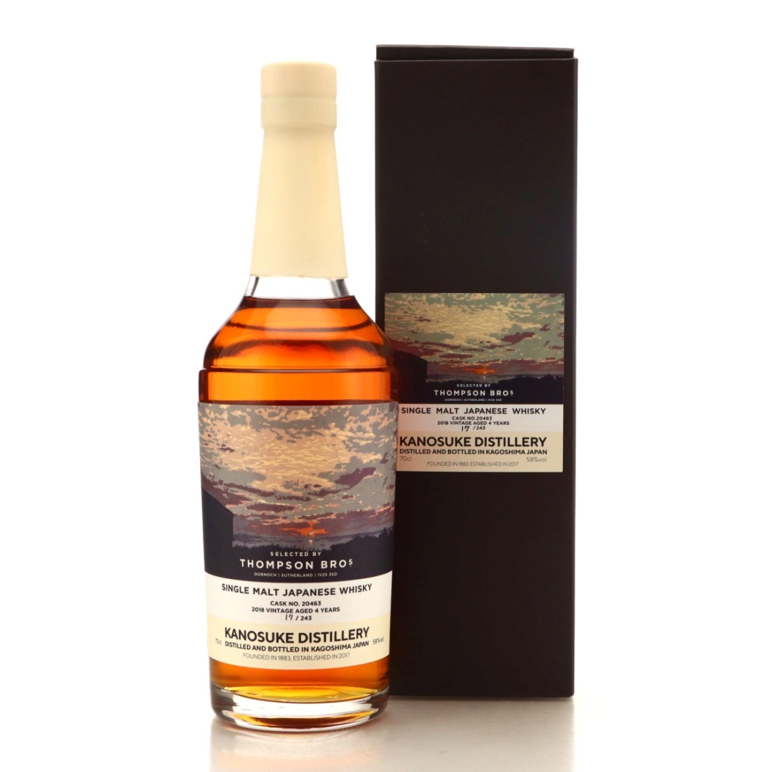 Image for Kanosuke 2018 Single Cask 4 Year Old #20463 - Thompson Bros