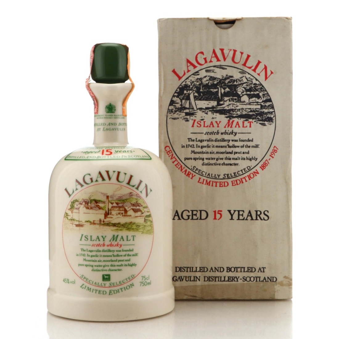 Image for Lagavulin 15 Year Old White Horse Decanter