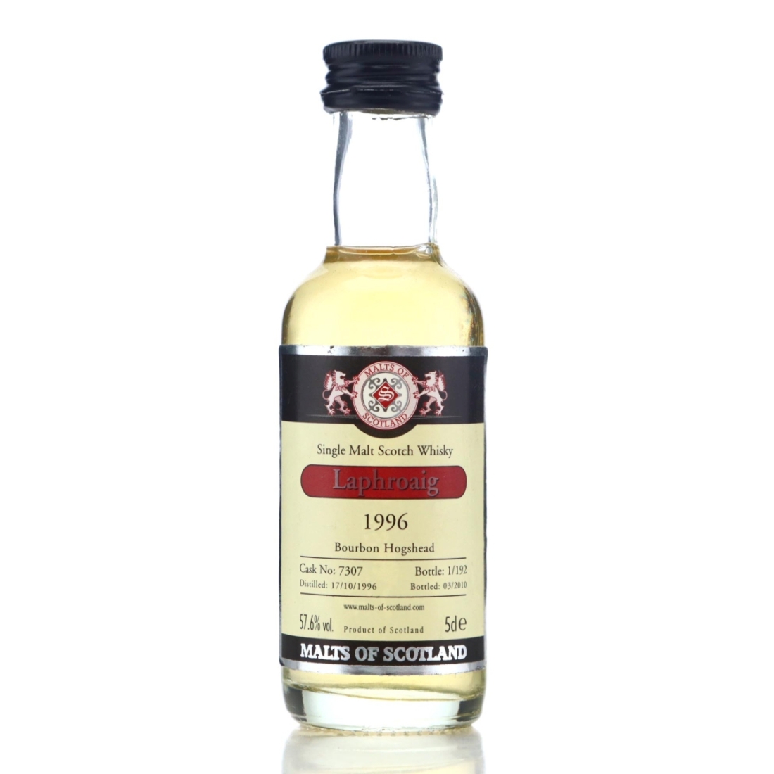 Image for Laphroaig 1996 Malts of Scotland Miniature