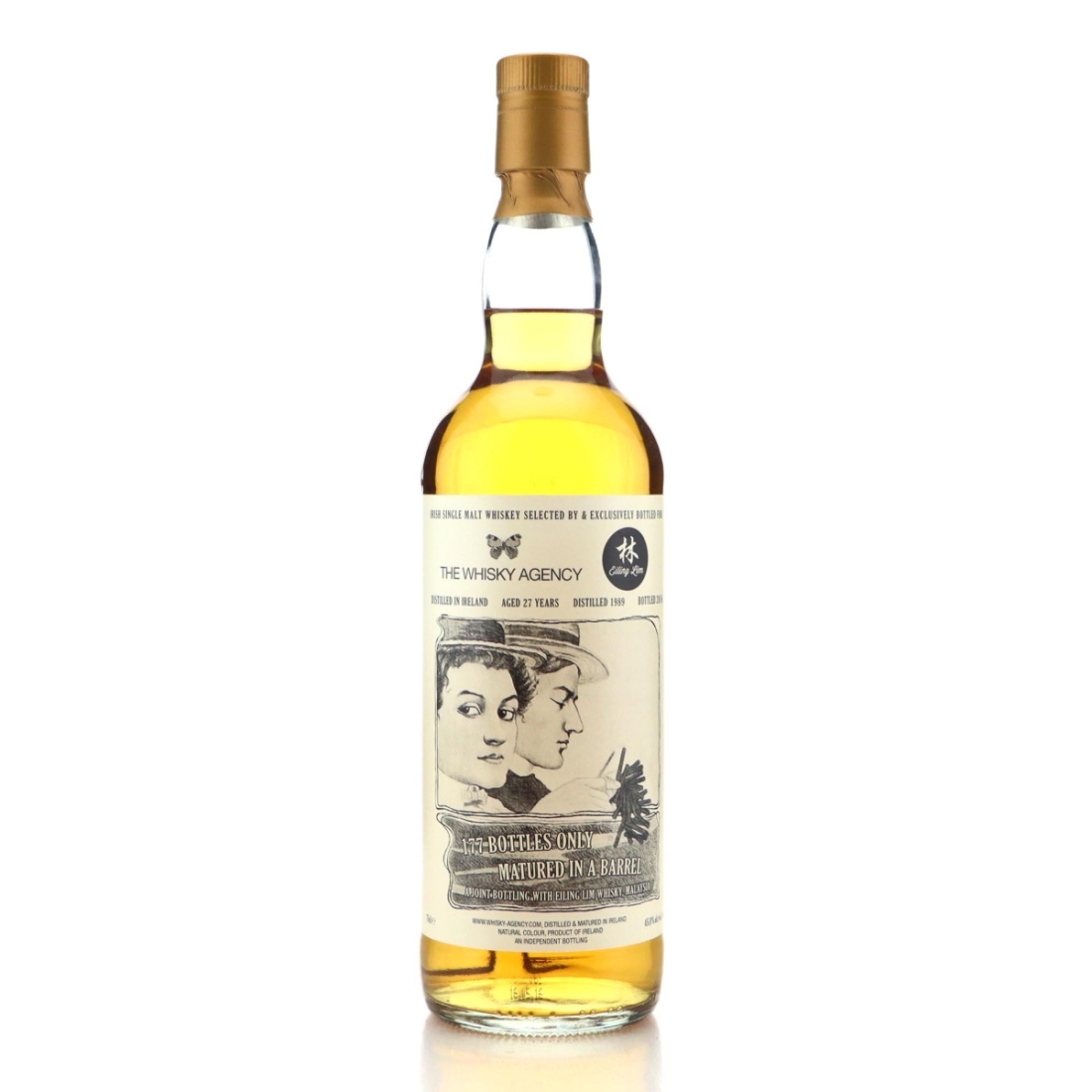 Image for Irish Single Malt 1989 Eiling Lim 27 Year Old 