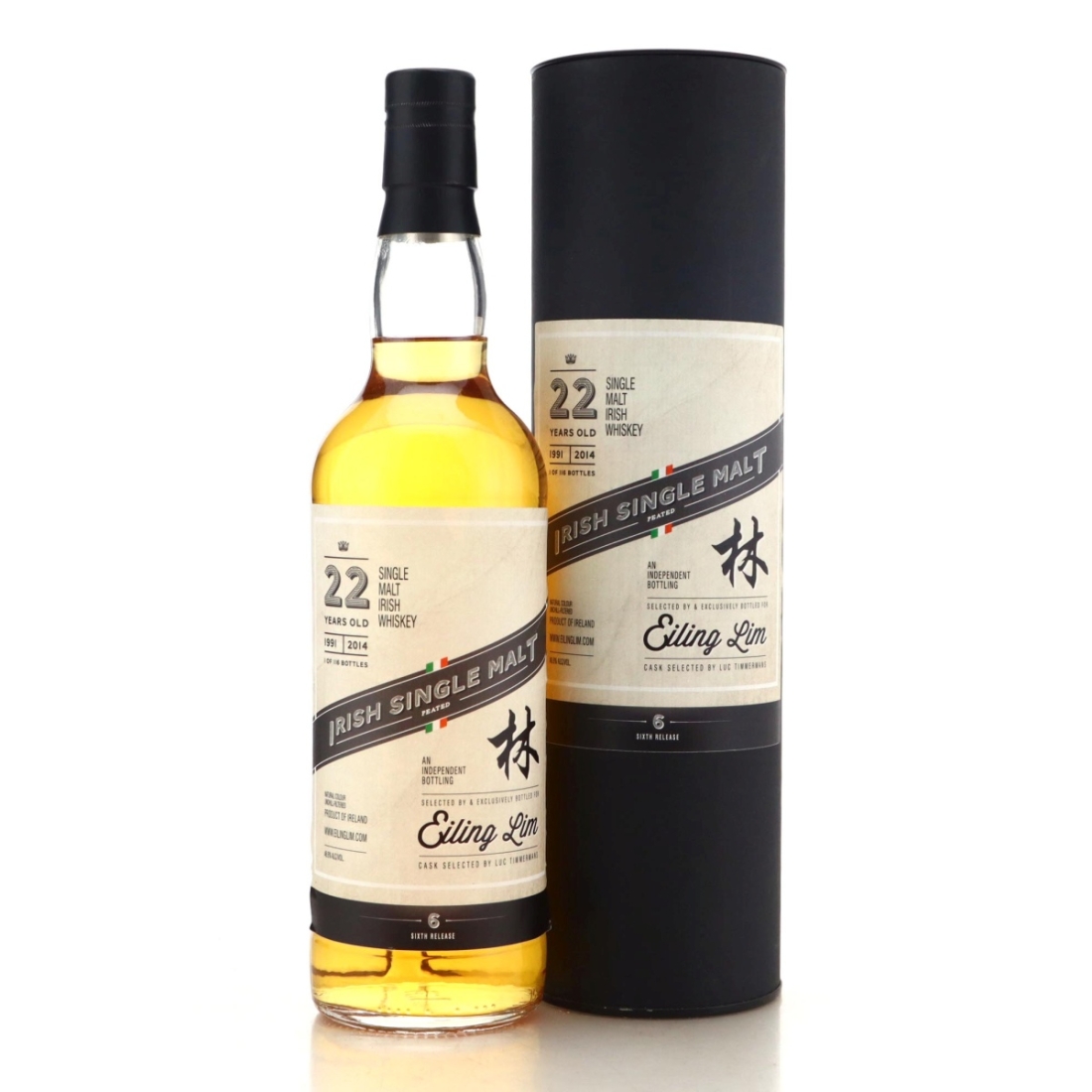 Image for Irish Peated Single Malt 1991 22 Year Old - Sixth Release