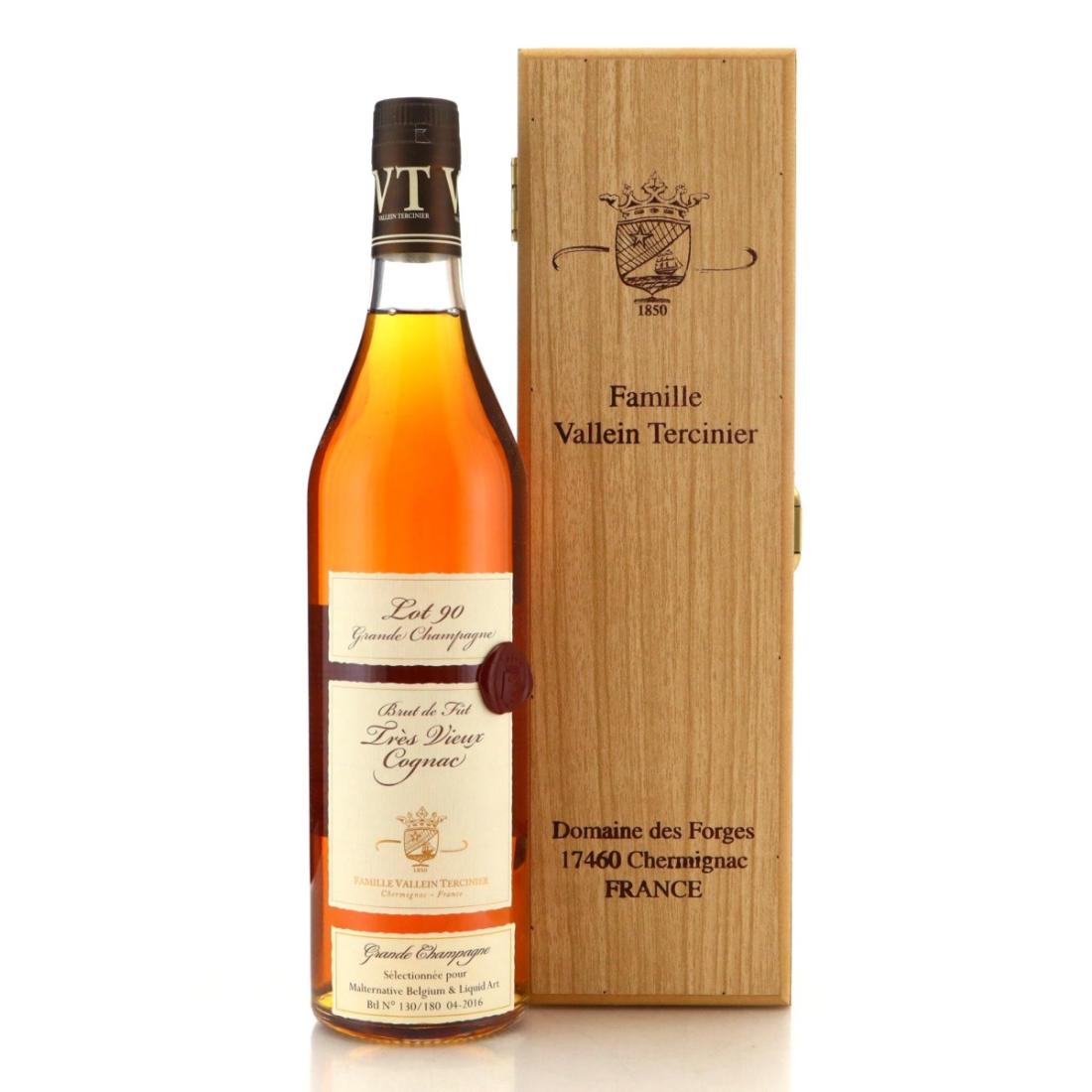 Famille ValleinTercinier Lot 90 Brut de Fut Grande Champagne Cognac