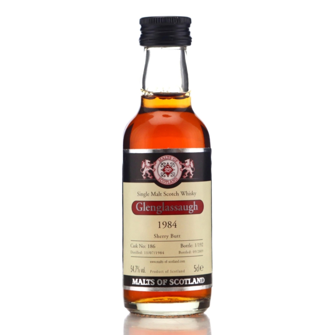 Image for Glenglassaugh 1984 Malts of Scotland Miniature