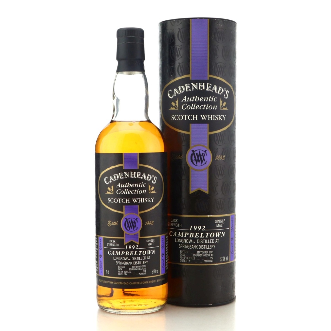 Image for Longrow 1992 Cadenhead's Authentic Collection 9 Year Old