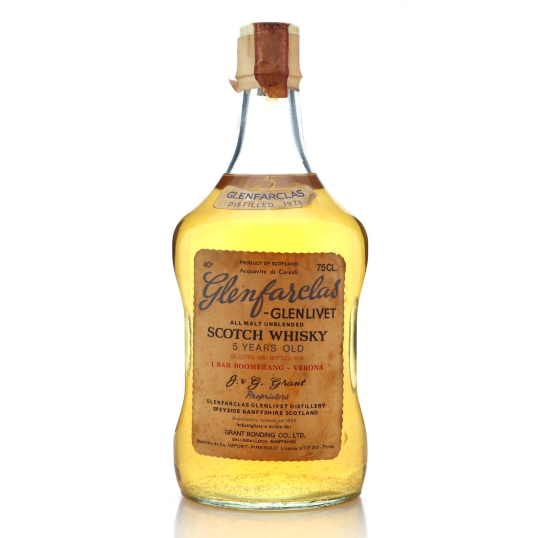 Image for Glenfarclas 1973 "Bar Boomerang" 5 Year Old