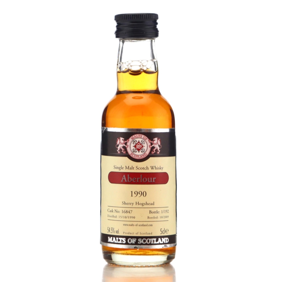 Image for Aberlour 1990 Malts of Scotland Miniature