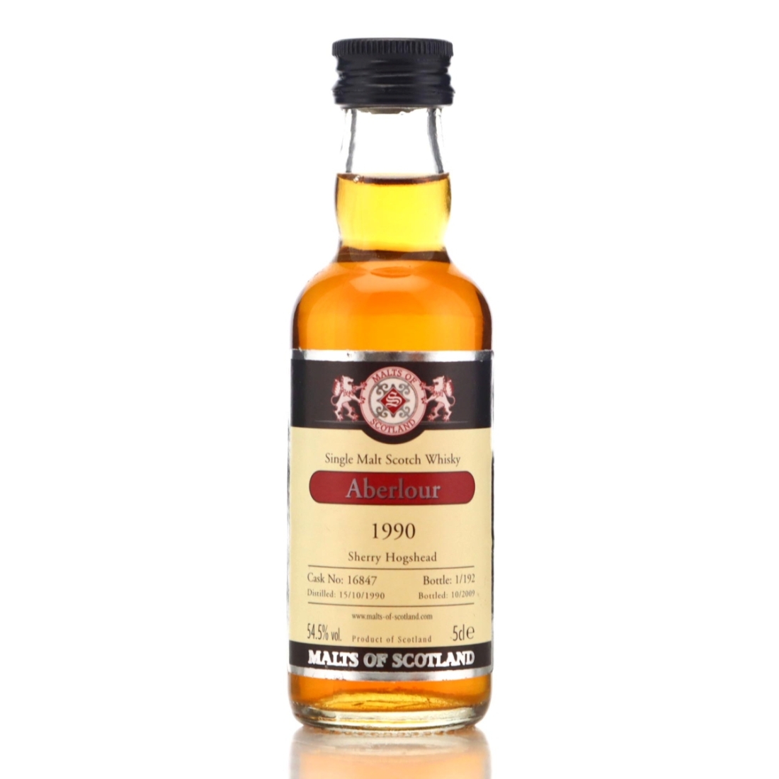 Image for Aberlour 1990 Malts of Scotland Miniature