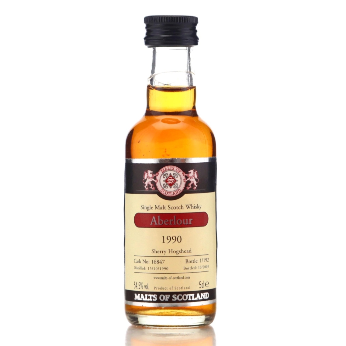 Image for Aberlour 1990 Malts of Scotland Miniature