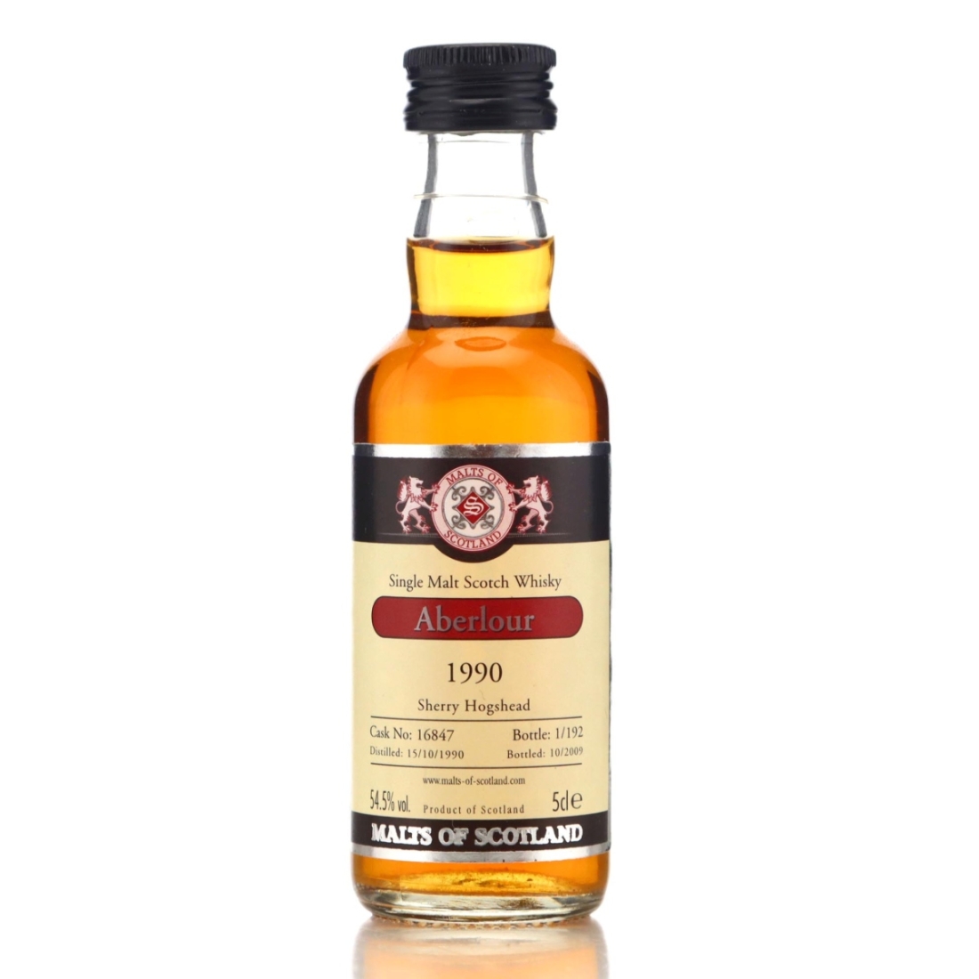 Image for Aberlour 1990 Malts of Scotland Miniature