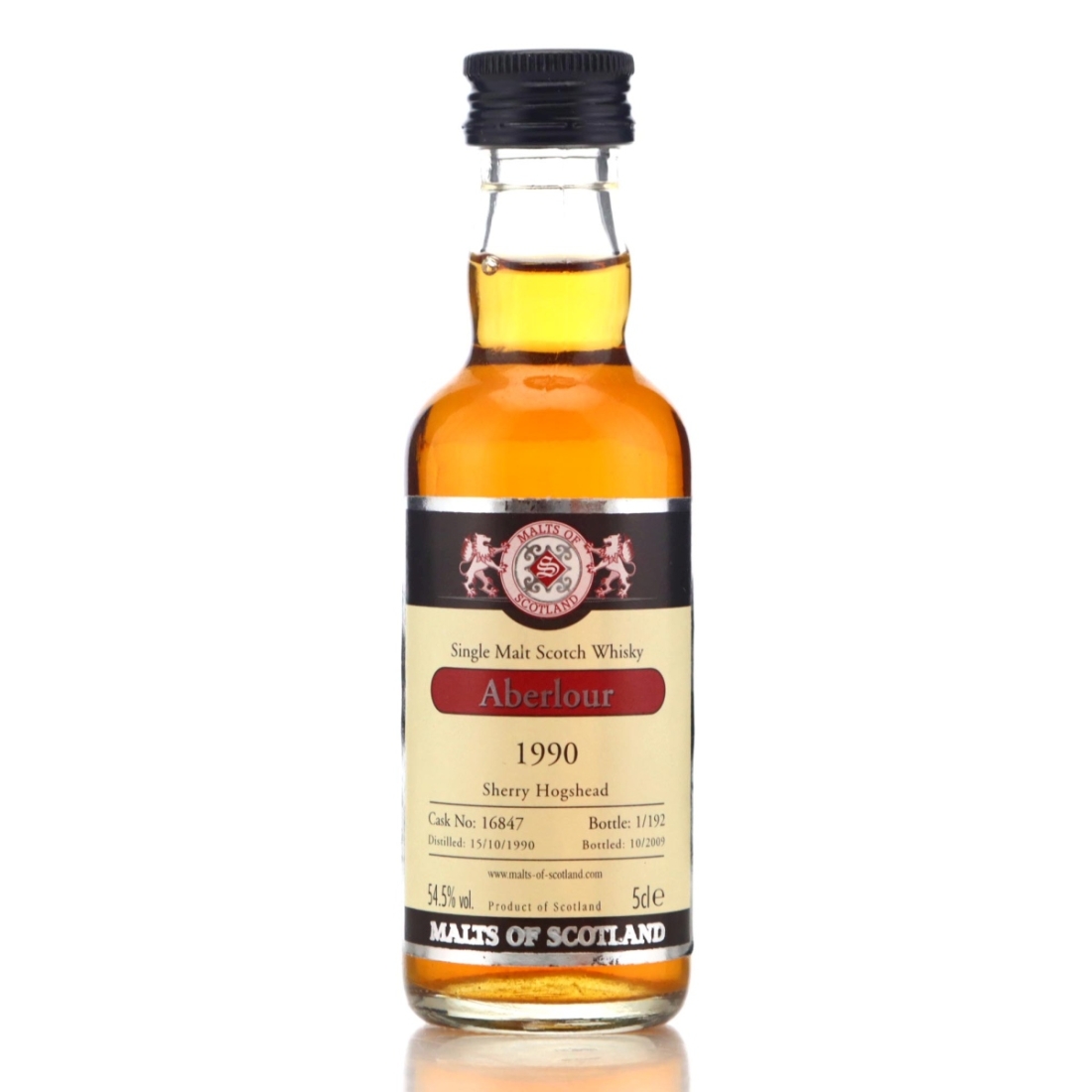 Image for Aberlour 1990 Malts of Scotland Miniature