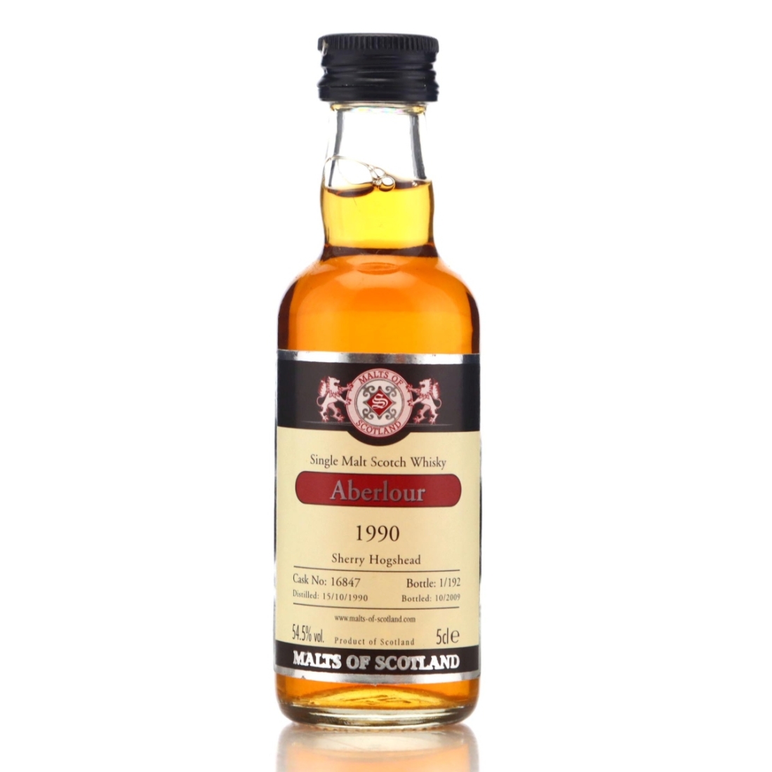 Image for Aberlour 1990 Malts of Scotland Miniature
