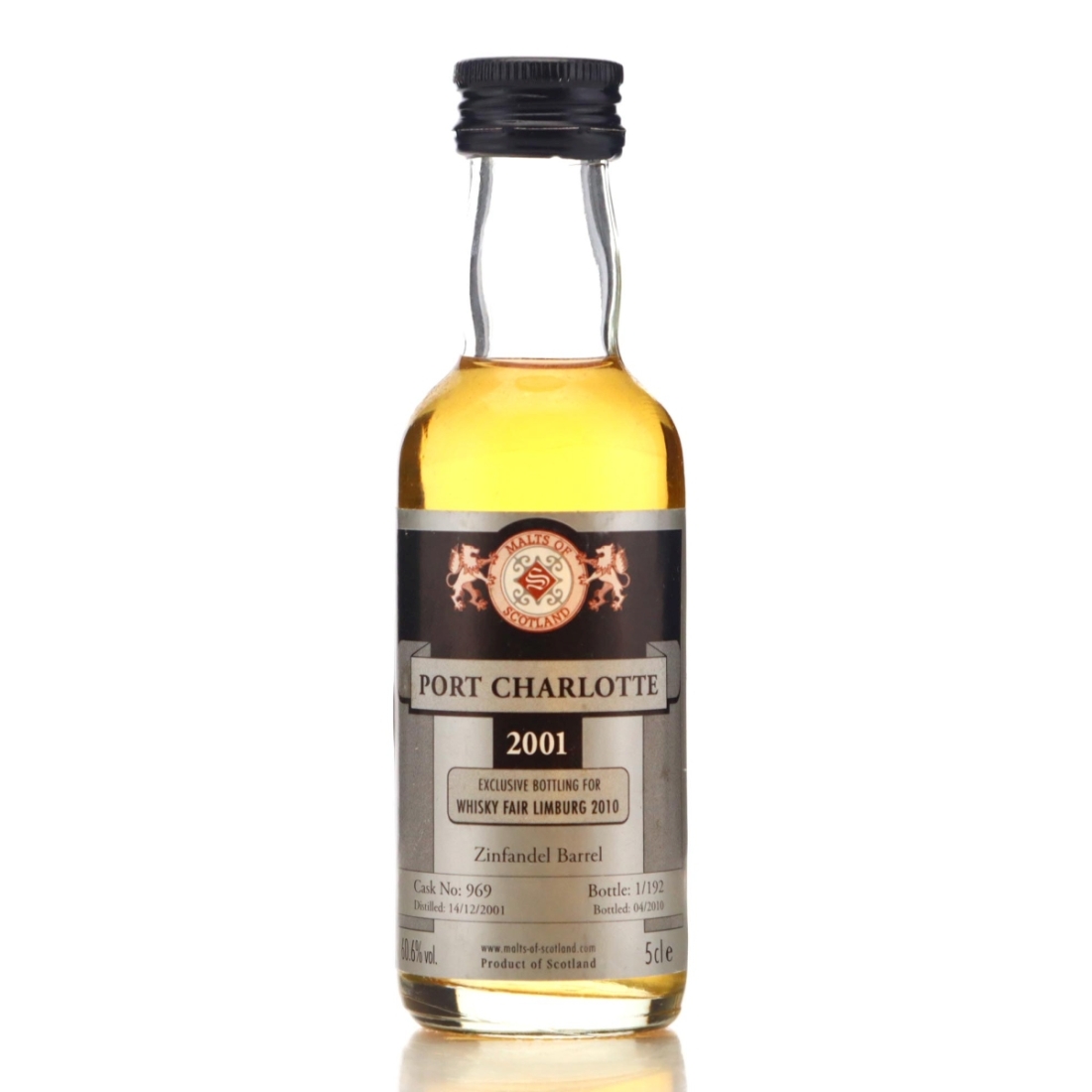 Image for Port Charlotte 2001 Malts of Scotland Miniature