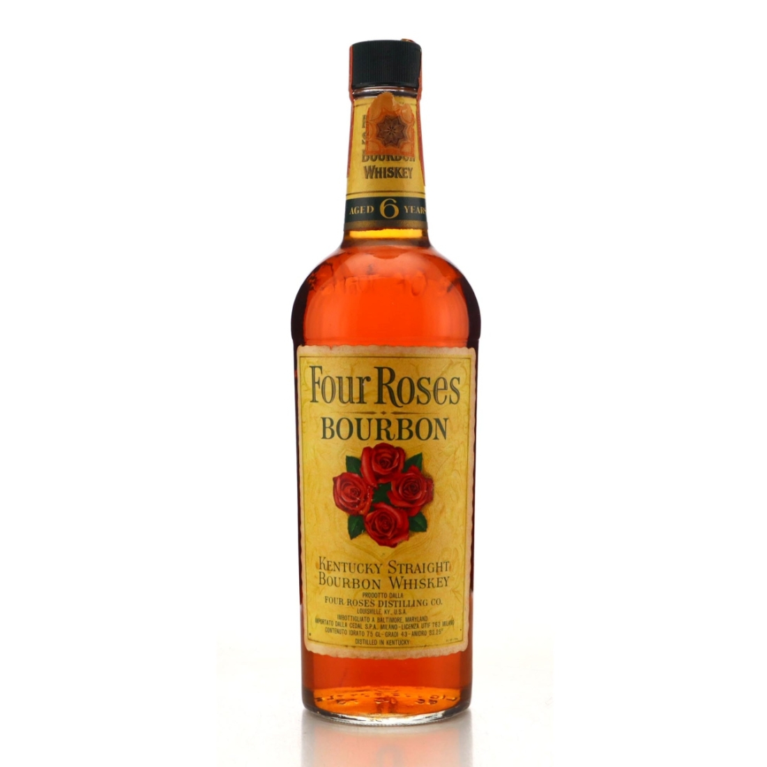Image for Four Roses 6 Year Old Kentucky Straight Bourbon 1973 - Cedal